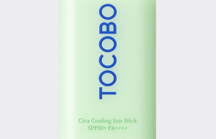 Солнцезащитный стик с экстрактом центеллы TOCOBO Cica Cooling Sun Stick SPF50+ PA++++