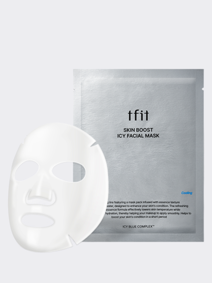 Освежающая тканевая маска TFIT Skin Boost Icy Facial Mask
