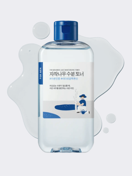 Успокаивающий тонер для мужчин с берёзовым соком Round Lab For Men Birch Juice Moisturizing Toner