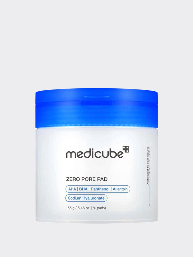 Тонер-пэды для сужения пор с кислотами и пантенолом Medicube Zero Pore Pad 2.0