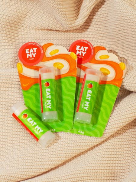 Бальзам для губ с ароматом манговой панна котты EAT MY BALM Mango Panna Cotta