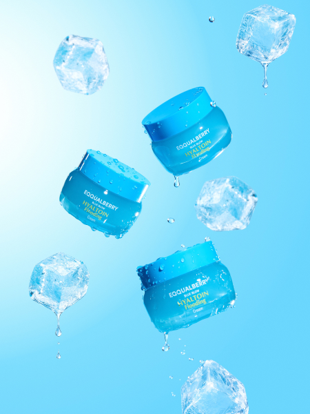 Увлажняющий крем для лица с гиалуроновой кислотой и эктоином EQQUALBERRY Hyaltoin Flooding Cream
