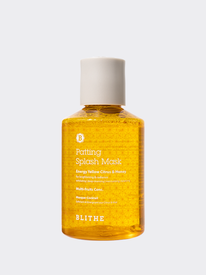 Сплэш-маска для сияния кожи Blithe Energy Yellow Citrus&Honey Splash Mask