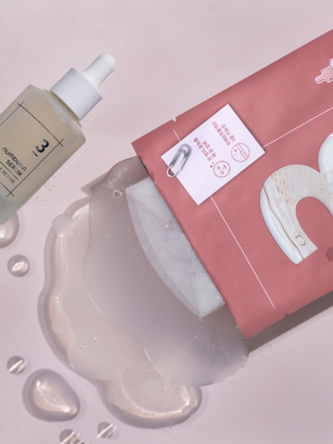 Тканевая маска для сужения пор Numbuzin No.3 Tingle-Pore Softening Sheet Mask