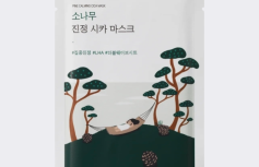 Противовоспалительная тканевая маска для лица с экстрактом сосны и центеллы Round Lab Pine Calming Cica Mask