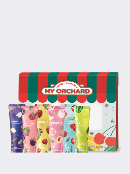 Подарочный набор кремов для рук Коллекция "Фруктовая ярмарка"  Frudia My Orchad Hand Cream Set Подарочный набор кремов для рук Коллекция "Фруктовая ярмарка"  Frudia My Orchad Hand Cream Set