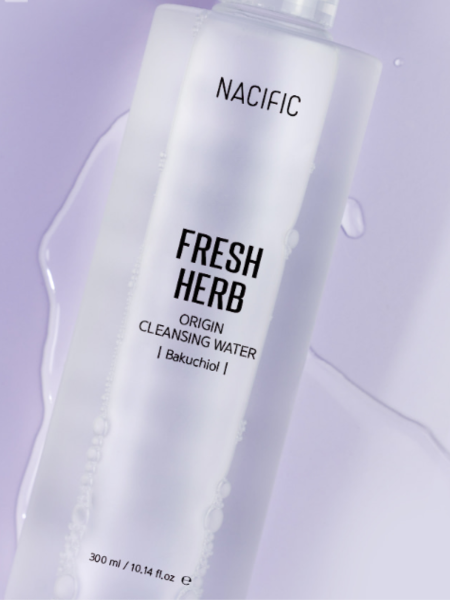 Очищающая вода для снятия макияжа с бакучиолом Nacific Fresh Herb Origin Cleansing Water Bakuchiol Очищающая вода для снятия макияжа с бакучиолом Nacific Fresh Herb Origin Cleansing Water Bakuchiol
