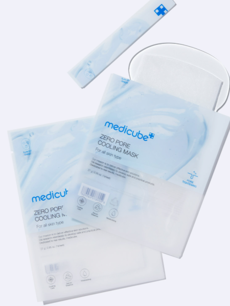 Освежающая тканевая маска для сужения пор Medicube Zero Pore Cooling Mask Освежающая тканевая маска для сужения пор Medicube Zero Pore Cooling Mask