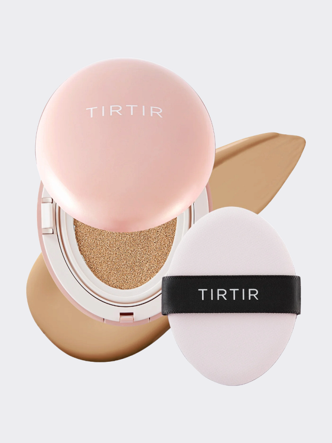 Тональное средство со стойким матовым финишем TIRTIR Mask Fit All-Cover Cushion 27N Camel