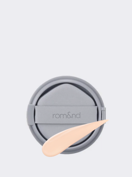 Рефил для кушона с матовым финишем в светлом бежевом оттенке rom&nd Nu Zero Cushion 02 Pure 21 SPF24 PA++ REFILL