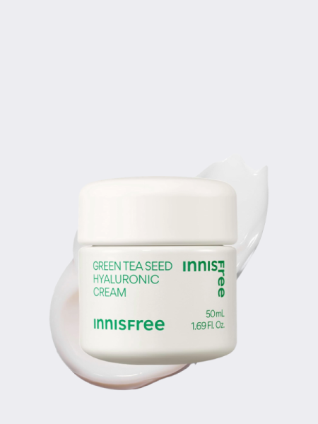 Освежающий крем с экстрактом зеленого чая и гиалуроновой кислотой innisfree Green Tea Seed Hyaluronic Cream