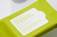 Очищающие салфетки для снятия макияжа Sungboon Editor Green Tomato Deep Pore Cleansing Tissue