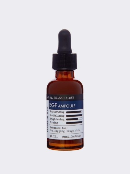 Разглаживающая сыворотка с эпидермальным фактором роста Derma Factory EGF Ampoule Разглаживающая сыворотка с эпидермальным фактором роста Derma Factory EGF Ampoule