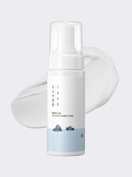 Пузырьковая пенка для умывания с морской водой Round Lab 1025 Dokdo Bubble Foam