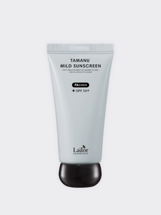 Мягкий солнцезащитный крем с маслом таману La’dor Tamanu Mild Sunscreen SPF 50+ PA++++