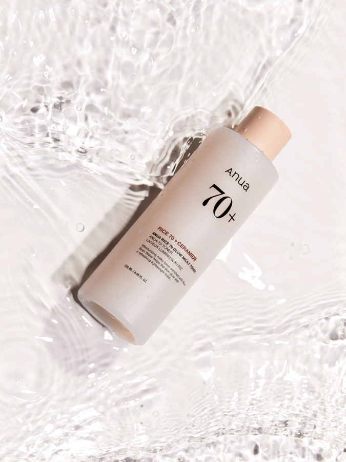 Питательный молочный тонер с рисовым экстрактом и керамидами ANUA Rice 70 Glow Milky Toner