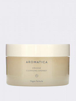 Очищающий гидрофильный щербет с экстрактом апельсина Aromatica Orange Cleansing Sherbet