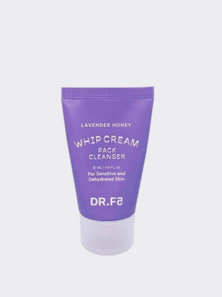 МИНИ Успокаивающая маска-пенка для умывания с экстрактом лаванды DR.F5 Whip Cream Pack Cleanser Lavender Honey МИНИ Успокаивающая маска-пенка для умывания с экстрактом лаванды DR.F5 Whip Cream Pack Cleanser Lavender Honey