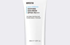Успокаивающий солнцезащитный крем ROVECTIN Aqua Soothing Sun Cream SPF50+PA++++