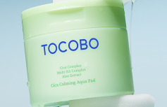 Успокаивающие тонер-пэды с экстрактом центеллы TOCOBO Cica Calming Aqua Pad