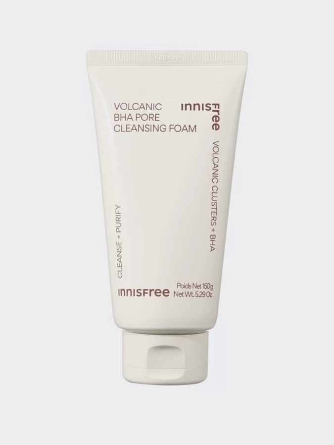 Очищающая пенка для умывания с вулканическим пеплом и салициловой кислотой innisfree Volcanic BHA Pore Cleansing Foam