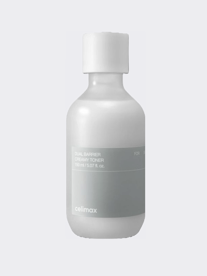 Укрепляющий кремовый тонер с керамидами Celimax Dual Barrier Creamy Toner