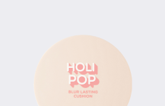 Матирующий кушон в светло-бежевом оттенке HOLIKA HOLIKA Holi Pop Blur Lasting Cushion SPF50+ PA+++ 01 Vanilla Blur
