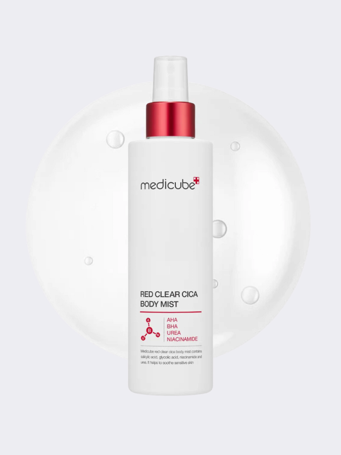 Противовоспалительный спрей для тела с кислотами Medicube Red Clear Cica Body Mist