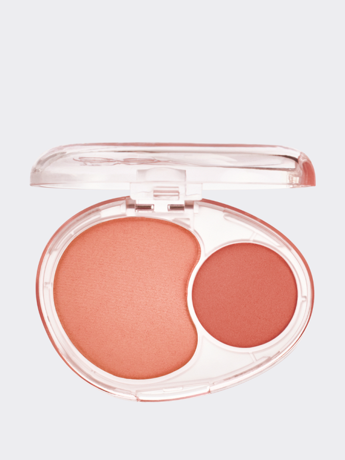 Двойные мягкие румяна с муссовой текстурой fwee Mellow Dual Blush CR01 Juicy Smile