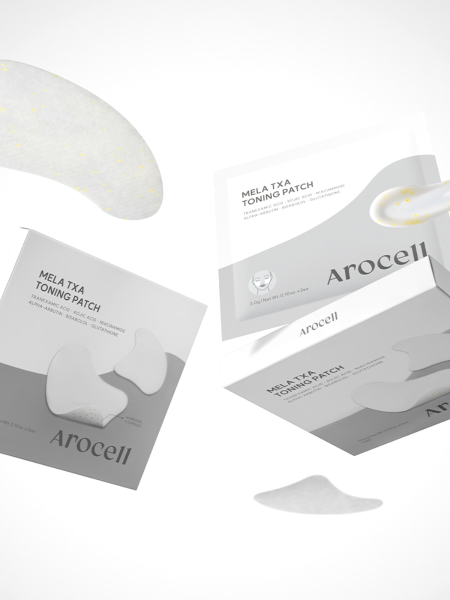 Набор осветляющих патчей для лица с транексамовой кислотой Arocell Mela TXA Toning Patch