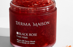 Тонизирующая маска с розой и ферментами MEDI-PEEL Derma Maison Black Rose