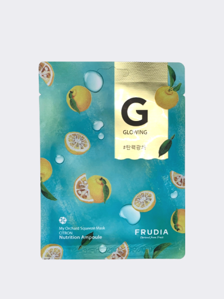 Тканевая маска для сияния кожи с лимоном FRUDIA My Orchard Squeeze Mask Citron Тканевая маска для сияния кожи с лимоном FRUDIA My Orchard Squeeze Mask Citron