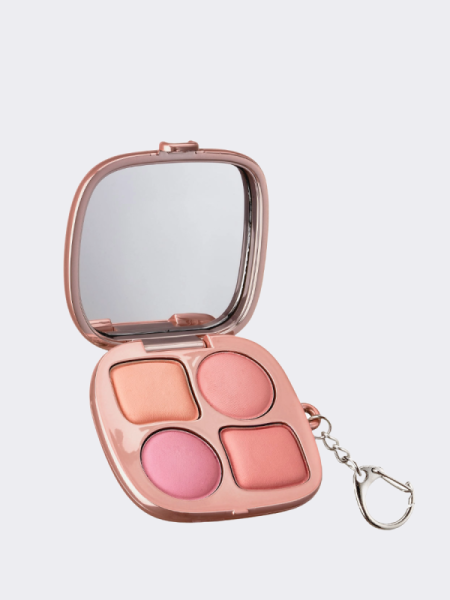 Компактная палетка румян в формате брелка fwee Pocket Cheek Palette CP02 Strawberry&Lemon
