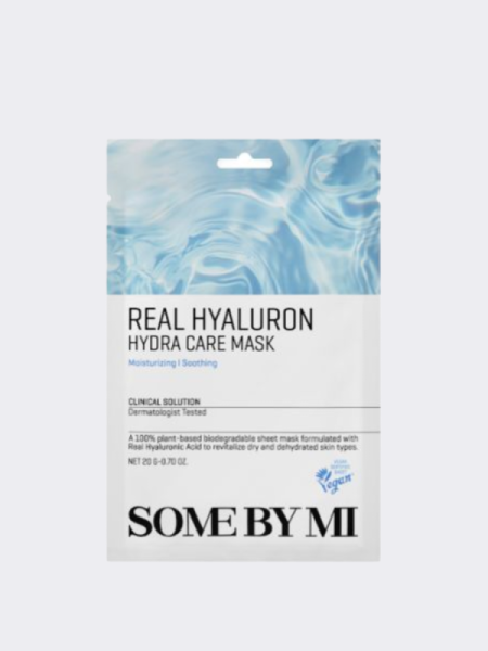 Увлажняющая тканевая маска с гиалуроновой кислотой Some By Mi Real Hyaluron Hydra Care Mask Увлажняющая тканевая маска с гиалуроновой кислотой Some By Mi Real Hyaluron Hydra Care Mask