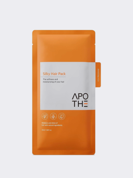 Разглаживающая маска-шапочка для волос с аминокислотами APOTHE Silky Hair Pack Разглаживающая маска-шапочка для волос с аминокислотами APOTHE Silky Hair Pack