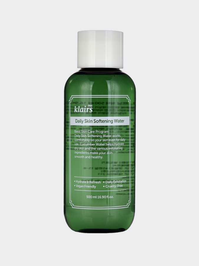 Легкий смягчающий тонер Dear, Klairs Daily Skin Softening Water 500мл