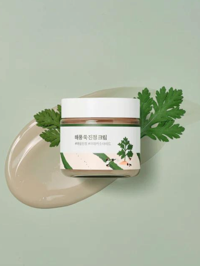 Успокаивающий крем с экстрактом полыни Round Lab Mugwort Calming Cream