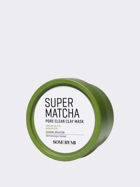 Очищающая глиняная маска с чаем матча Some By Mi Super Matcha Pore Clean Clay Mask Очищающая глиняная маска с чаем матча Some By Mi Super Matcha Pore Clean Clay Mask