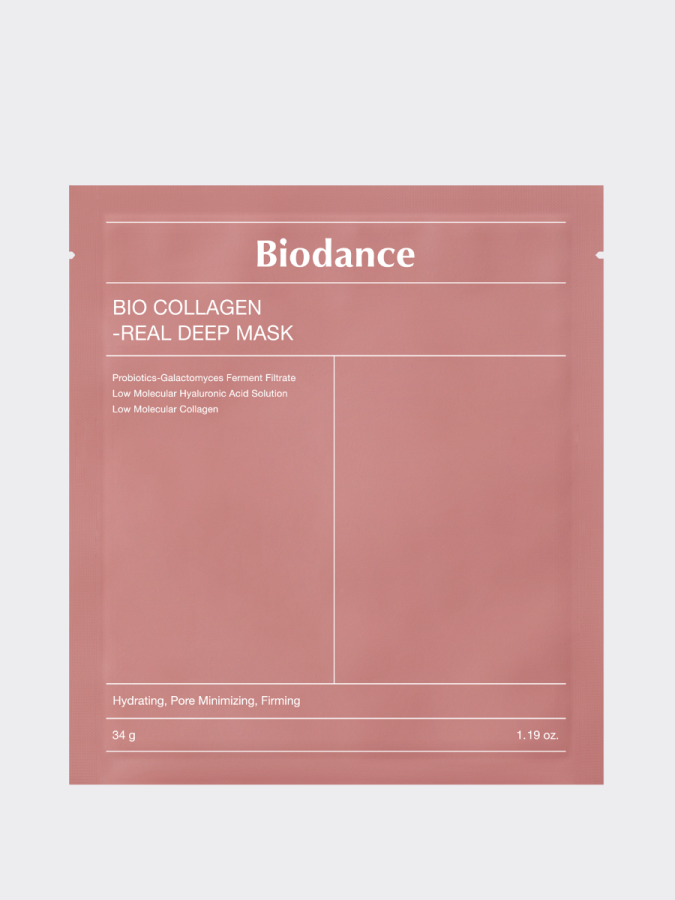 Глубокоувлажняющая гидрогелевая маска с коллагеном и ферментами Biodance  Bio-Collagen Real Deep Mask