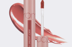 Сочный глянцевый тинт для губ с ореховым оттенком макадамии rom&nd Juicy Lasting Tint 23 Nucadamia