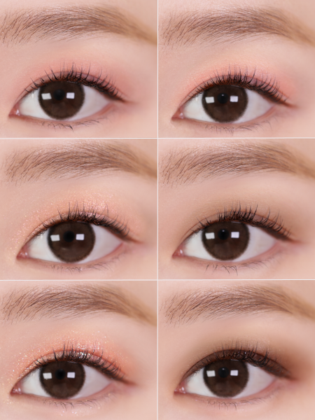 Палетка теней для век AMUSE Eye Vegan Sheer Palette 03 Sheer Peach