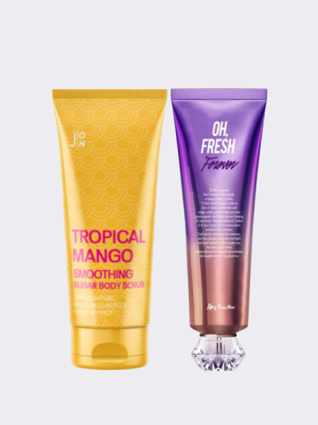 Фруктовый набор для тела с ароматом ириса J:on + Kiss By Rosemine