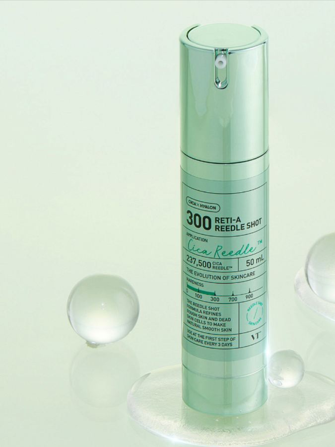 Усиленная обновляющая сыворотка-бустер со спикулами и ретинолом VT Reti-A Reedle Shot 300