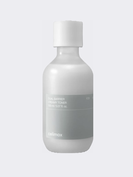 Укрепляющий кремовый тонер с керамидами Celimax Dual Barrier Creamy Toner