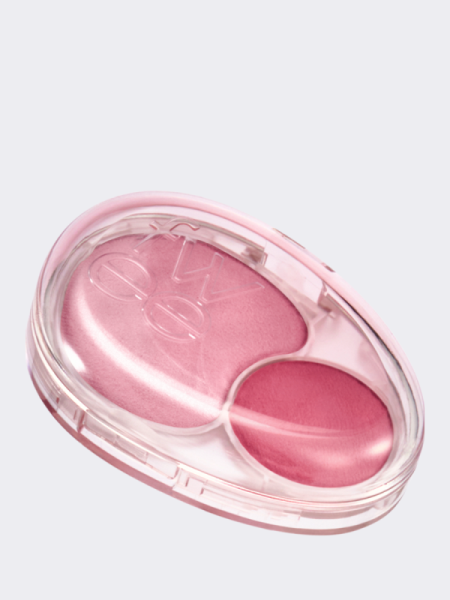 Двойные мягкие румяна с муссовой текстурой fwee Mellow Dual Blush PK01 Love Me Highkey