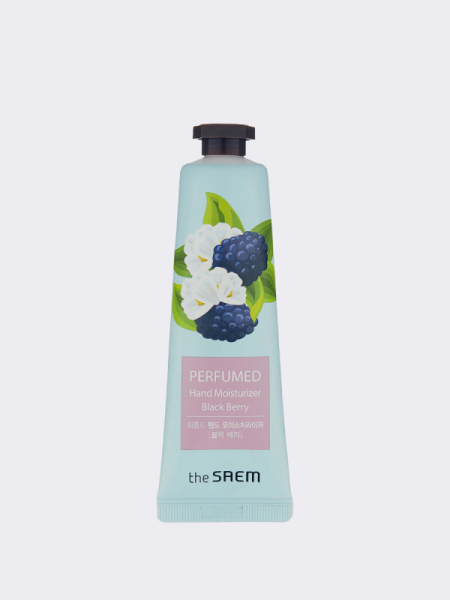 Парфюмированный крем для рук с ароматом ежевики The Saem Perfumed Hand Moisturizer Blackberry