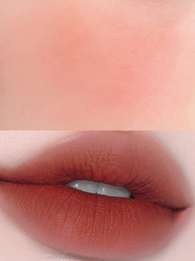 Набор: оттеночное суфле + брелок fwee Lip&Cheek Blurry Pudding Pot Keyring Set RD04 Fav