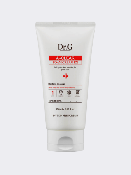 Мягкая очищающая крем-пенка для проблемной кожи DR.G  A-clear Foam Cream EX Мягкая очищающая крем-пенка для проблемной кожи DR.G  A-clear Foam Cream EX