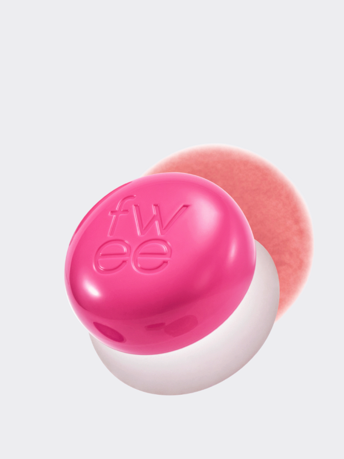 Оттеночное суфле для губ и щёк fwee Lip&Cheek Blurry Pudding Pot PK02 Skirt