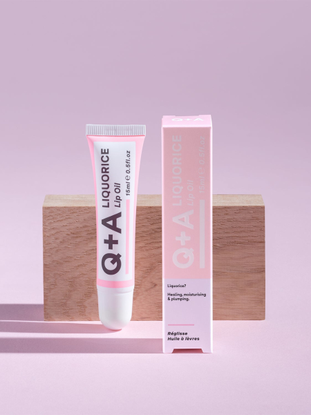 Масло для губ с экстрактом лакрицы Q+A Liquorice Lip Oil